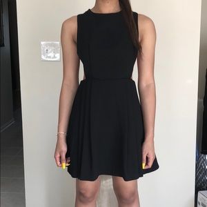 Dress pleated around